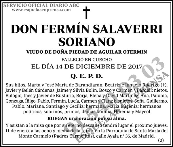 Fermín Salaverri Soriano